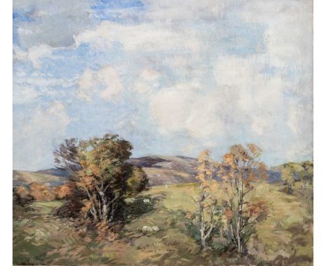 JOHN CAMPBELL MITCHELL RSA (SCOTTISH 1862 - 1922), SUMMER DAY oil on canvasunframedoverall size 82cm x 92cm Provenance: The a