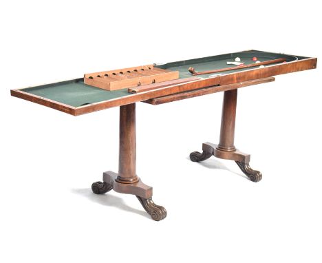 An impressive Mid 19th Century Agnew & Zanetti, Manchester, "La Bagatelle" tableHaving a rectangular hinged top enclosing a b