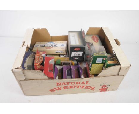 Twenty-five boxed Corgi diecast vehiclesOf various types, including Corgi Classics, Vintage Glory of Steam, Cadbury's selecti