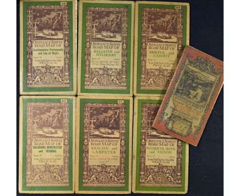 Early 20th Century Ordnance Survey Map Selection to include Brecon and Lampeter, Salisbury, Winchester and Reading, Weymouth,