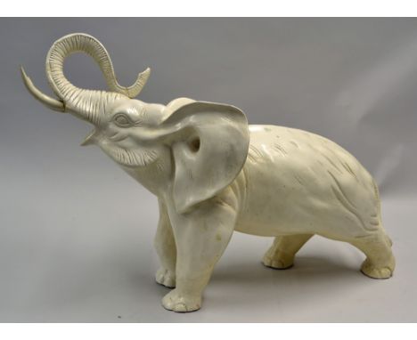 Large 'Pereiras' Portugal Elephant having some damage to tusks and trunk, otherwise with minor marks, appears in good conditi