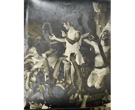 Gelatin Silver Photographs possibly of a Cuban Slavery Scene c.1940s two large photographs with 'Salas' stamped to the revers