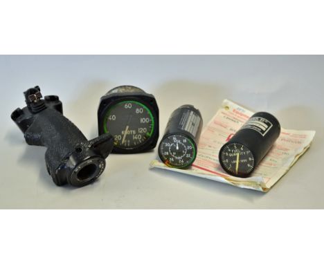 Various Aircraft Instruments to include Aircraft Fuel Quantity indicator from RAF C-130 Lockheed Hercules XV189 removed from 