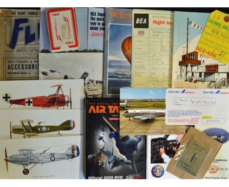 Aeronautica - Assorted Publications, Brochures and Ephemera with content including The First Croydon Airport, Signed John Cun