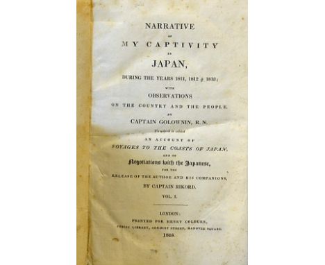 Japan - Narrative Of My Captivity In Japan During The Years 1811, 1812 & 1813 Book With Observations On The Country And The P