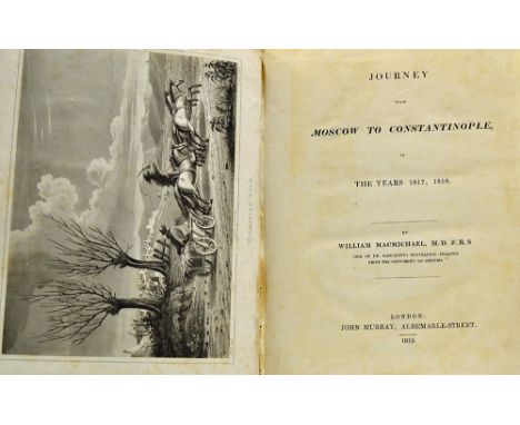 Russia - 1819 Journey From Moscow to Constantinople Book first edition With 6 most attractive aquatint plates, minor foxing, 