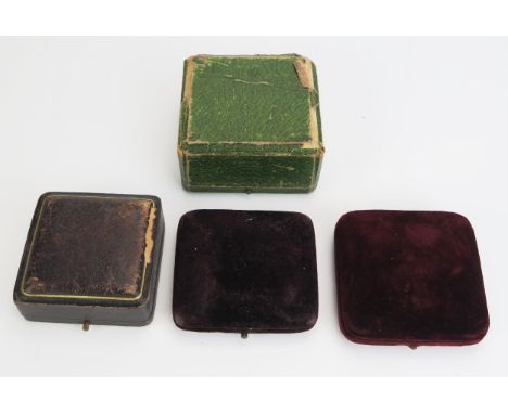 Four Vintage Bangle Boxes, one named 