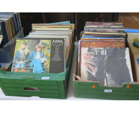 An extensive collection of assorted LP's by various artists including, Abba, Santana, Rolling Stones, Rod Stewart, Leo Sayer,