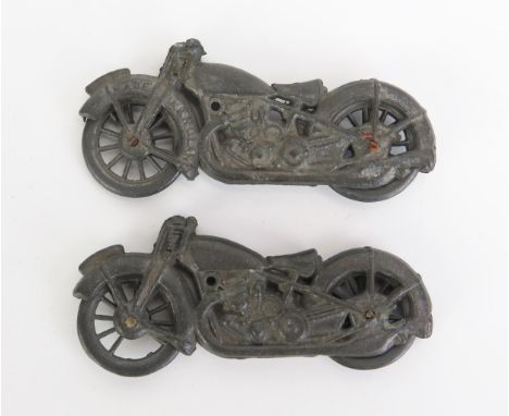 2 Pre-war Johillco (John Hill &amp; Co) Lead Motorbikes 