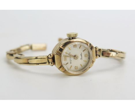Rotary 9ct Gold Ladies Watch on Bracelet  eBay