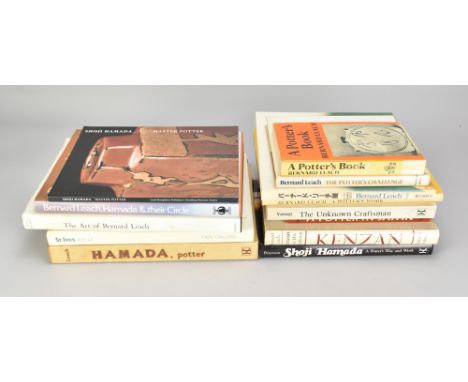 A collection of books on or by Bernard Leach and Shoji Hamada (14).