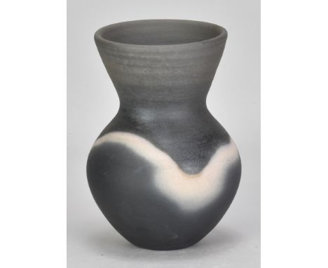 JOHN LEACH (1939-2021) for Muchelney Pottery; a stoneware 'black mood' vase, impressed JHL and pottery marks dated 2004, heig