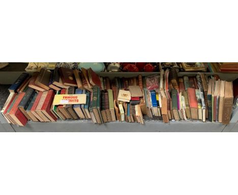 Shelf of collectable books