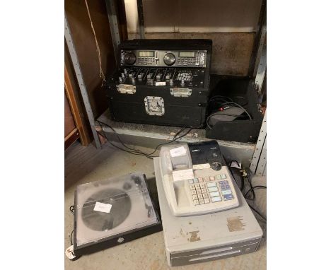 Kam Kap 1010 mixer, Casio cash register &amp; record player