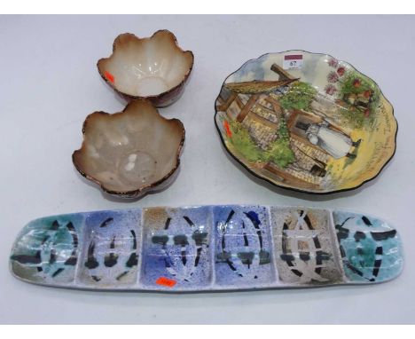 Charles Noakes for Royal Doulton - a seriesware bowl 'Gaffers', pattern No.4210, with artists monogram and further incised ma