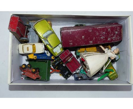 A collection of vintage diecast model vehicles, to include Dinky and Corgi 