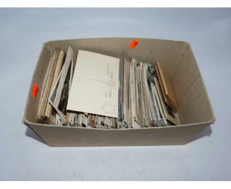A collection of vintage postcards, mainly architectural and topographical 