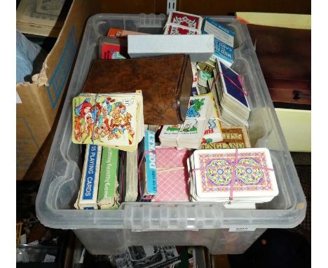 A collection of vintage playing cards 