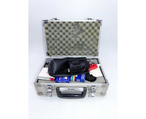 A vintage Praktica MTL3 camera, cased with accessoriesSee extra images