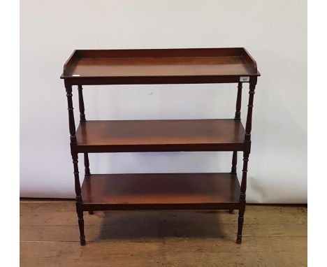 A 19th century mahogany buffet, 80 cm wide 