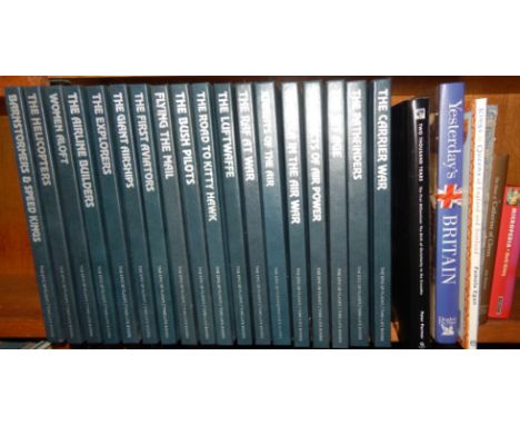 Time Life Books; The Epic of Flight, 18 vols, and further reference books, (1 shelf).