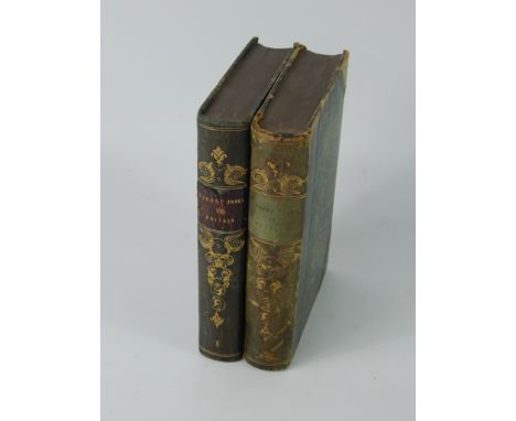 Rev C A Johns. The Forest Trees of Britain, first edition, 2 vols, half morocco, printed for The Society for Promoting Christ