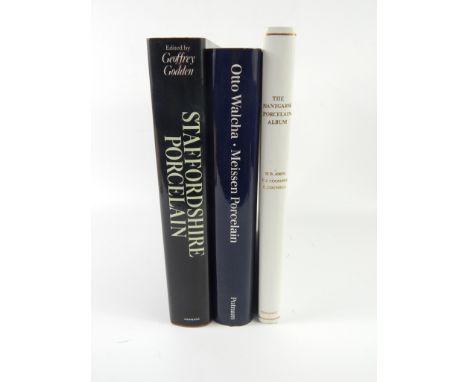 W D John, G J Coombes and Katherine Coombes. The Nantgarw Porcelain Album, first edition, gilt tooled white cloth, published 