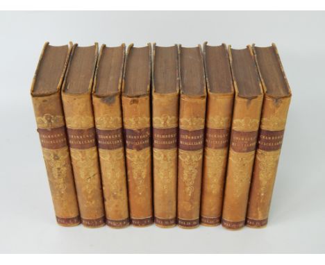 William and Robert Chambers; Miscellany of Useful and Entertaining Tracts, first edition, eighteen vols bound as nine, vol 9/