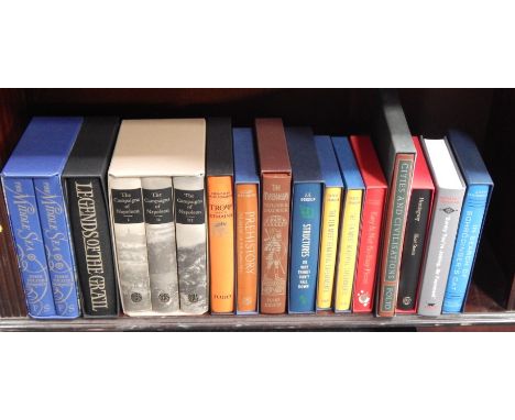 Folio Society History, Military and Literature, (1 shelf).