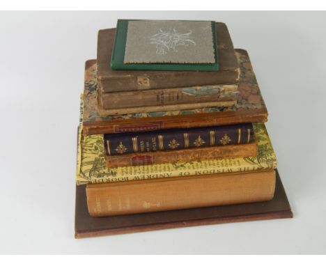 Joseph Taylor. Arbores Mirabiles, first edition, calf, published by W Darton, London 1812; Robert Tyas; Flowers from The Holy