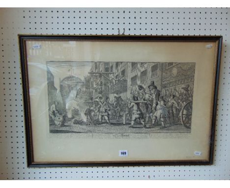 A framed Hogarth print
