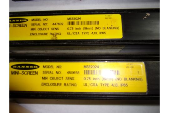 4 Banner Engineering Mini Screen 2 Part Mse 1624 2 Part Msr
