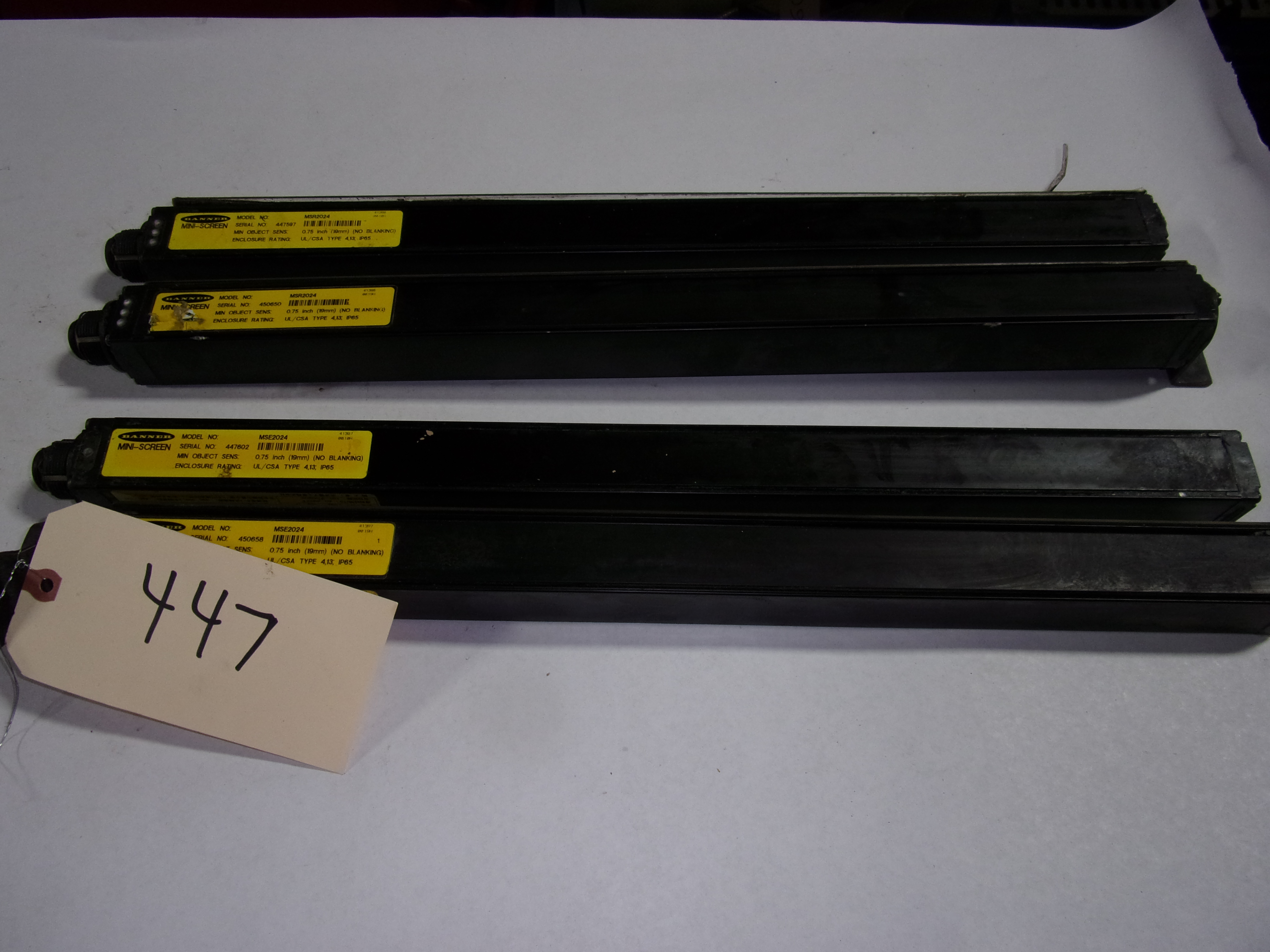 4 Banner Engineering Mini Screen 2 Part Mse 1624 2 Part Msr