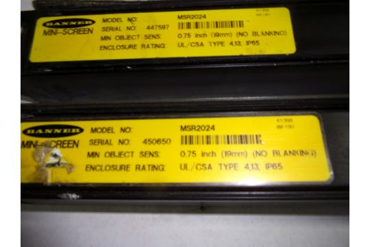 4 Banner Engineering Mini Screen 2 Part Mse 1624 2 Part Msr