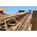 Motorized Belt Conveyor, Approx. 80 ft. Length, Supports Shredder System