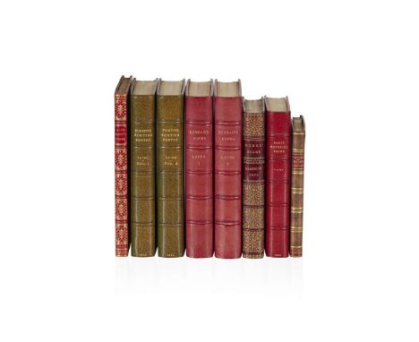  Scottish poetry Collection of works, 19th-century, finely bound Burns, Robert. Poems, chiefly in the Scottish Dialect. To wh