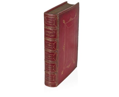  [Vellum printing - heraldry] Fac Simile of an Ancient Heraldic Manuscript emblazoned by Sir David Lyndsay of the Mount. Lyon