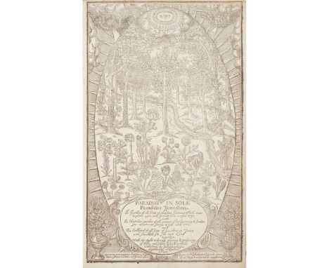  Parkinson, John Paradisi in Sole, Paradisius Terrestris London: Humfrey Lownes and Robert Young, 1629. First edition, folio 