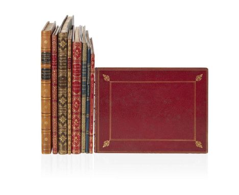  Cruikshank, George, and others A collection of finely bound volumes Cruikshank. Phrenological Illustrations, or An Artist's 