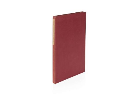  Owen, Wilfred Poems With an Introduction by Siegfried Sassoon. London: Chatto & Windus, 1920. First edition, 4to, ix [3] 33 