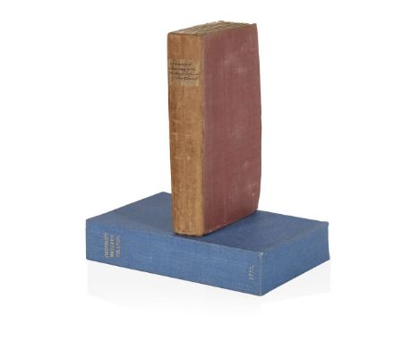  [Johnson, Samuel] A Journey to the Western Islands of Scotland London: for W. Strahan; and T. Cadell, 1775. First edition, f