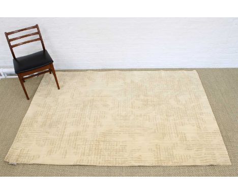 Calvin Klein Home "Linen Flower" Rug Woven fine wool blend, bearing label.160 x 229cmSmall light blue stain to one corner, ot