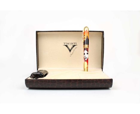 Claudio Mazzi for Visconti, Firenze "Red Symphony" Limited Edition Fountain Pen No. 31/205, from "The Mazzi Collection 2005" 