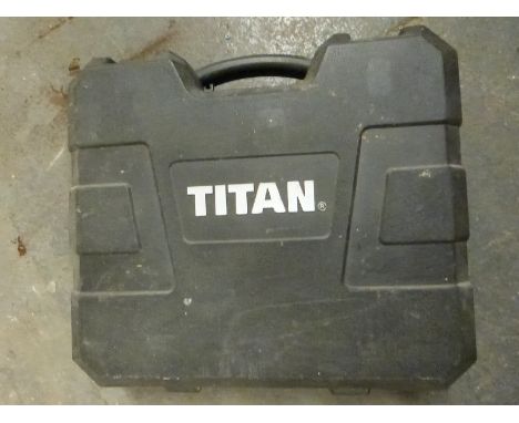 A boxed Titan rotary hammer 1500w drill