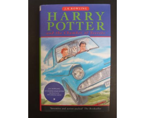 J.K. Rowling Harry Potter and the Chamber of Secrets, Bloomsbury 1998 first edition (some errors) hardback in dust wrapper