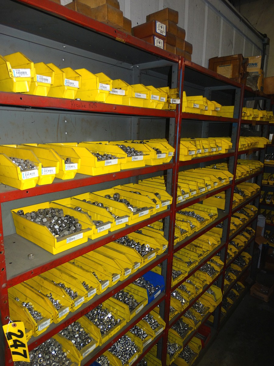 Stainless Steel Nut/Bolt Assortment (Yellow Bins)