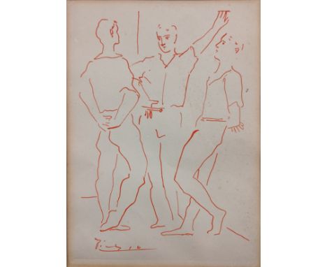 Pablo Picasso (1881-1973), Grace and Movement, 1940s, sanguine lithograph, not numbered, H.28cm W.19cmÂ  ARRProvenance:Collec