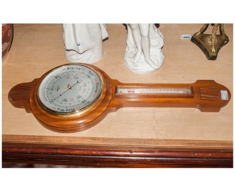 Reproduction Wall Barometer, 30 inches high with weather dial and barometer.