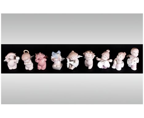9 Boxed Nao Collection, Tumbling tots and Cheeky Cherubs. 