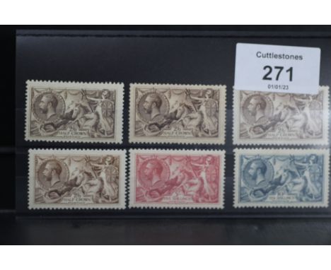 S.G. 413a/417 BRAD WILKINSON SEAHORSES INC. 2/6, (all 4) fine mint